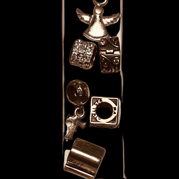 STERLING SILVER SLIDE CHARMS. - Picture 3 of 16